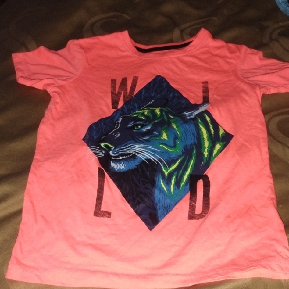 Wild Graphic Kids T-Shirt - Pink